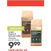 Longo's Organic & Fairtrade Coffee