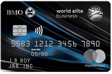 BMO AIR MILES®† World Elite®* Business Mastercard®*