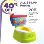 40% Off Select Licensed Potties