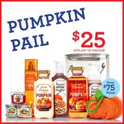 Bath & Body Works Pumpkin Pail: 8-Piece Gift For $25 With Any $35 Purchase