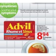 Advil Cold & Sinus - $8.94