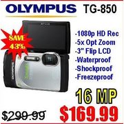Olympus 16MP 5X Camera - $169.99 (43% off)