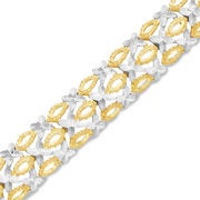 14k Two-Tone Gold X And O Bracelet - $839.30 ($359.70 Off)