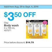 Olay Body Wash - $11.29 ($3.50 off)
