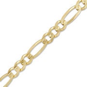 10k Gold 5.0mm Figaro Chain Bracelet - $349.50 ($349.50 Off)