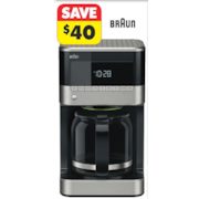 Braun 12 Cup Coffee Maker - $119.97 ($40.00 off)