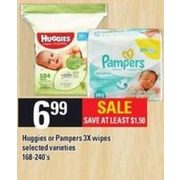Huggies or Pampers 3X Wipes - $6.99 ($1.50 off)