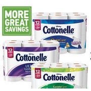 Cottonelle Bathroom Tissue 12 Double Rolls - 45.99 ($5.00 off)
