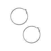 Metallic Hoop Earrings - $10.99 ($3.01 Off)