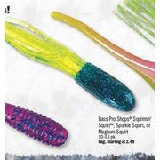 Bass Pro Shops Squirmin Squirt, Sparkle Squirt, or Magnum Squirt - 20% off