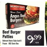 Beef Burger Patties - $9.99