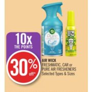 30% Off Air Wick Freshmatic, Car or Pure Air Fresheners