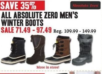 All Absolute Zero Men's Winter Boots 