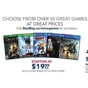 Select PS4 & Xbox One Games - From $19.99