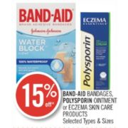 15% Off Band-Aid Bandages