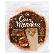 Casa Mendosa 10" Tortillas or Wonder 10" Wraps - $2.98