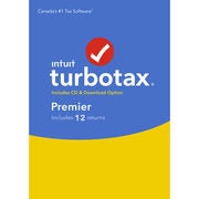 TurboTax Premier 2018 (PC) - 12 Returns - $74.99