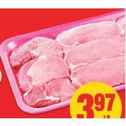 Boneless Pork Loin Combo Chops - $3.97/lb