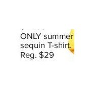 Summer Sequin T-Shirt  - $14.99