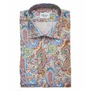 Fitted Body Paisley Print Dress Shirt - $250.99 ($84.01 Off)
