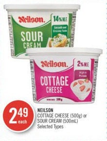 Shoppers Drug Mart Neilson Cottage Cheese Or Sour Cream