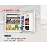 Danby 1.6 Cubic Ft Compact Refrigerator  - $98.00 ($120.00 off)