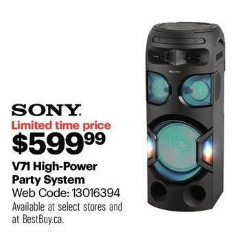 sony v71 splashproof bluetooth nfc speaker