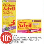 Advil Children's Cold & Flu Liquid or Junior Strength Tablets  - Up To 10%  off