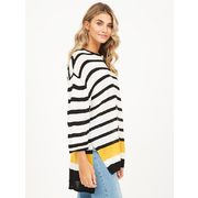 Striped 3/4 Sweater Tee - $13.95 ($15.05 Off)