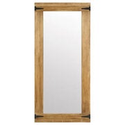 Wooden Mirror With Metal Hinges - $90.99 ($39.00 Off)