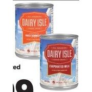Regular Or 2% Dairy Isle Evaporated Milk  - $0.99