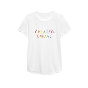 Pride 2019 Created Equal T-shirt (women's Sizes) - $24.99 ($20.01 Off)