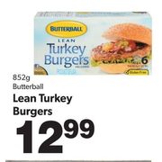 Butterball Lean Turkey Burgers - $12.99