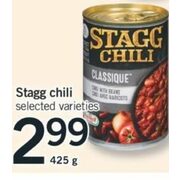 Stagg Chili - $2.99/425 g