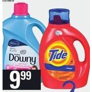 Tide Or Gain Laundry Detergent, Downy Fabric Softener, Bounce Or Gain Sheets - $9.99