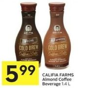 Califia Farms Almond Coffee Beverage  - $5.99