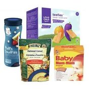 Gerber, Heinz, Love Child or Mum-Mum Snacks or Cereal - $2.99