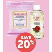 Burt's Bees Skin Care - 20% off