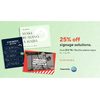 Signage Solutions - From $12.74 (25% off)