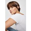 Triangle Snap Hair Clip Set Of 2 - $5.00 ($1.95 Off)