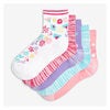 Kid Girls' 5 Pack Quarter-Crew Socks In Multi - $5.94 ($2.06 Off)