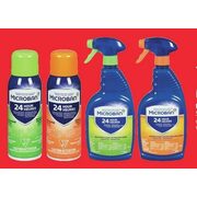 Microban 24 Hour Sanitizing Spray or Cleaners - $2.99