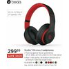 Beats Studio³ Wireless Headphones  - $299.99 ($100.00 off)