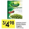 Green Giant Simply Steam Veggies - 3/$4.98