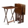 Bevel 5-piece Snack Tables In Walnut - $69.99 ($85.00 Off)