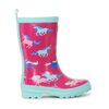 Toddler Girls Frolicking Unicorns Shiny Waterproof Rain Boot - $21.98 ($33.01 Off)