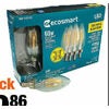 Ecosmart 60w Equivalent Dimmable Candle Light Bulbs - $19.86