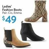 Ladies Fashion Boots  - $49.00