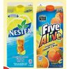 PC Blue Menu Margarine, Nestea Iced Tea or Five Alive Real Fruit Beverage - $2.99