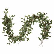 Canvas 9' Eucalyptus Garland With 35 LED Lights - $59.99